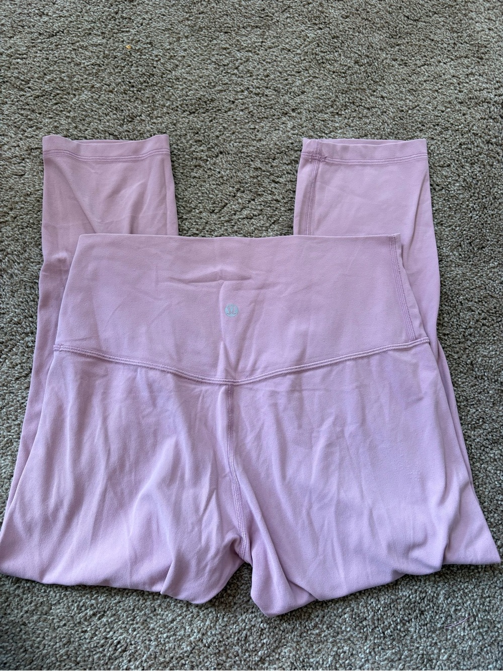 High-Waist Pink Lululemon Leggings